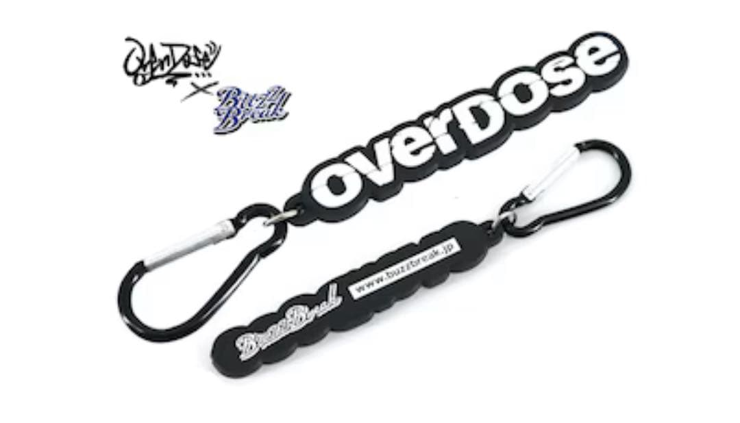 overdose buzz break ラバーキーホルダweldoverdose