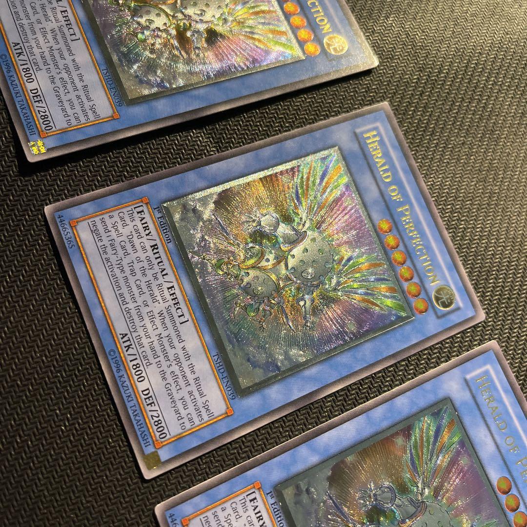 遊戯王 神光の宣告者　米版　1st edition レリーフ　3枚セット