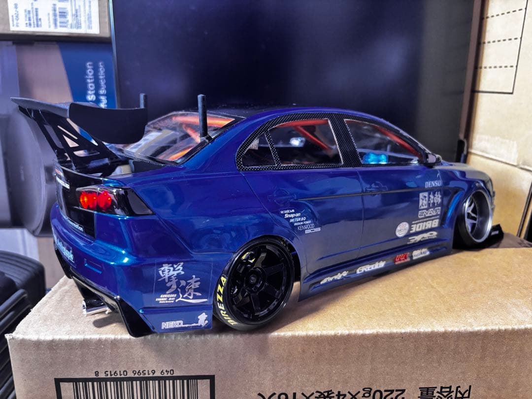 1/10 RC ボディのみ　エボ9 ドリフト仕様