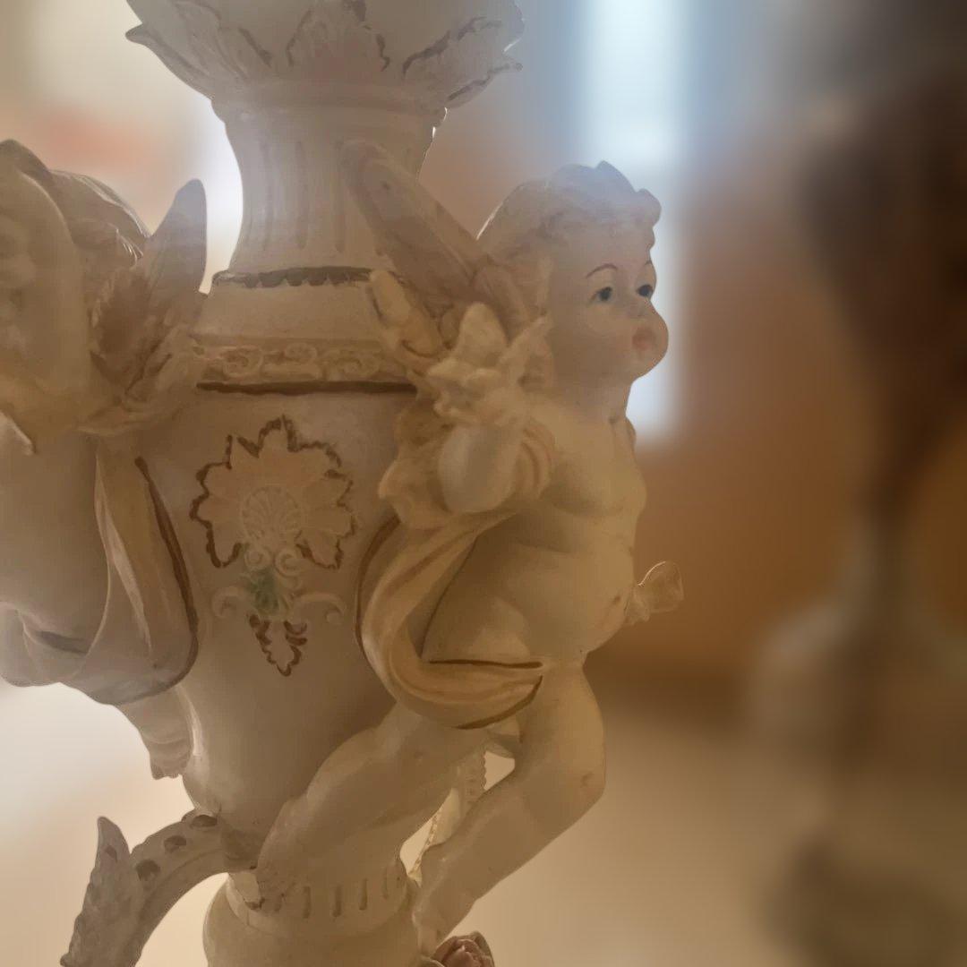 ロココ調 天使のサイドテーブル