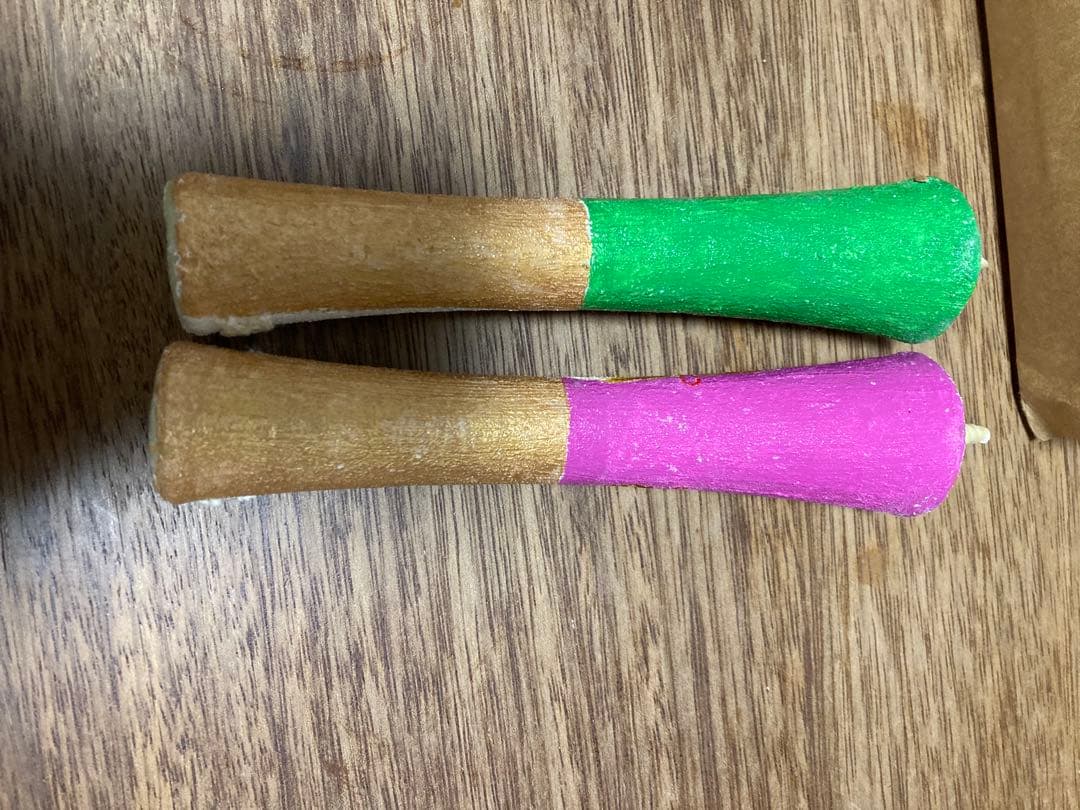 【美品】絵ろうそく　和蝋燭　アート　2本セット