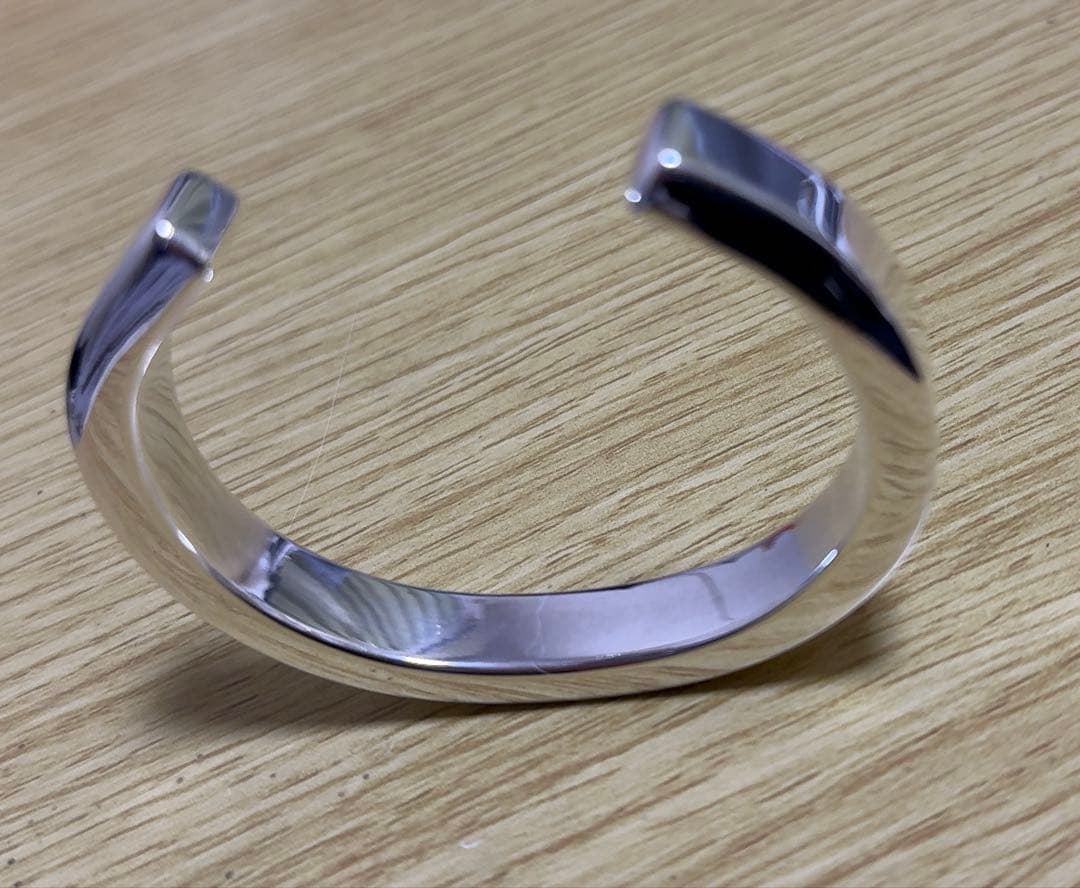 シルバー925 極太バングル　98g 極厚　オーダー品　ブレスレット
