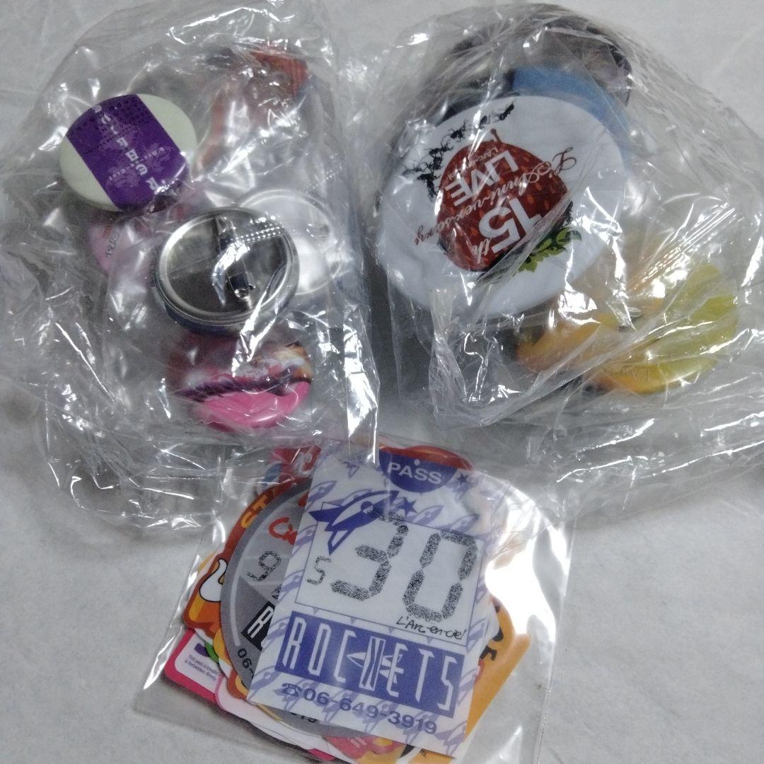 L'Aive Blu-ray BOXからステッカーセット＆缶バッジセット★ラルク