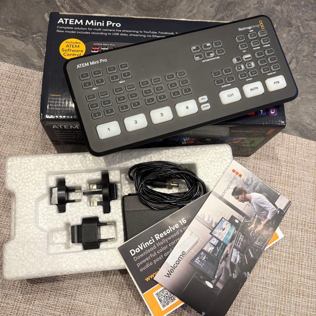 ATEM Mini Pro ビデオスイッチャー BlackmagicDesign