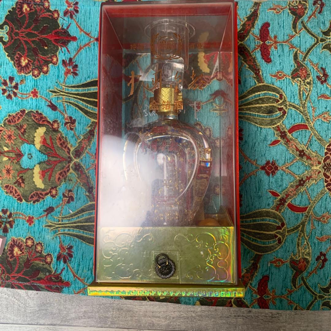 値下げ　未開封　金都 最高級金箔白酒 500ml 52%