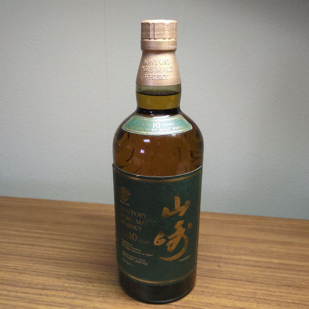 未開封 山崎 10年 ピュアモルトウイスキー 750ml