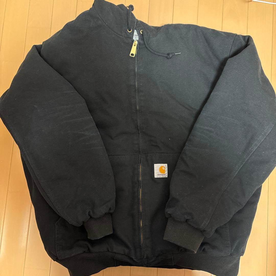 Carhartt 黒 フード付きジャケット XL