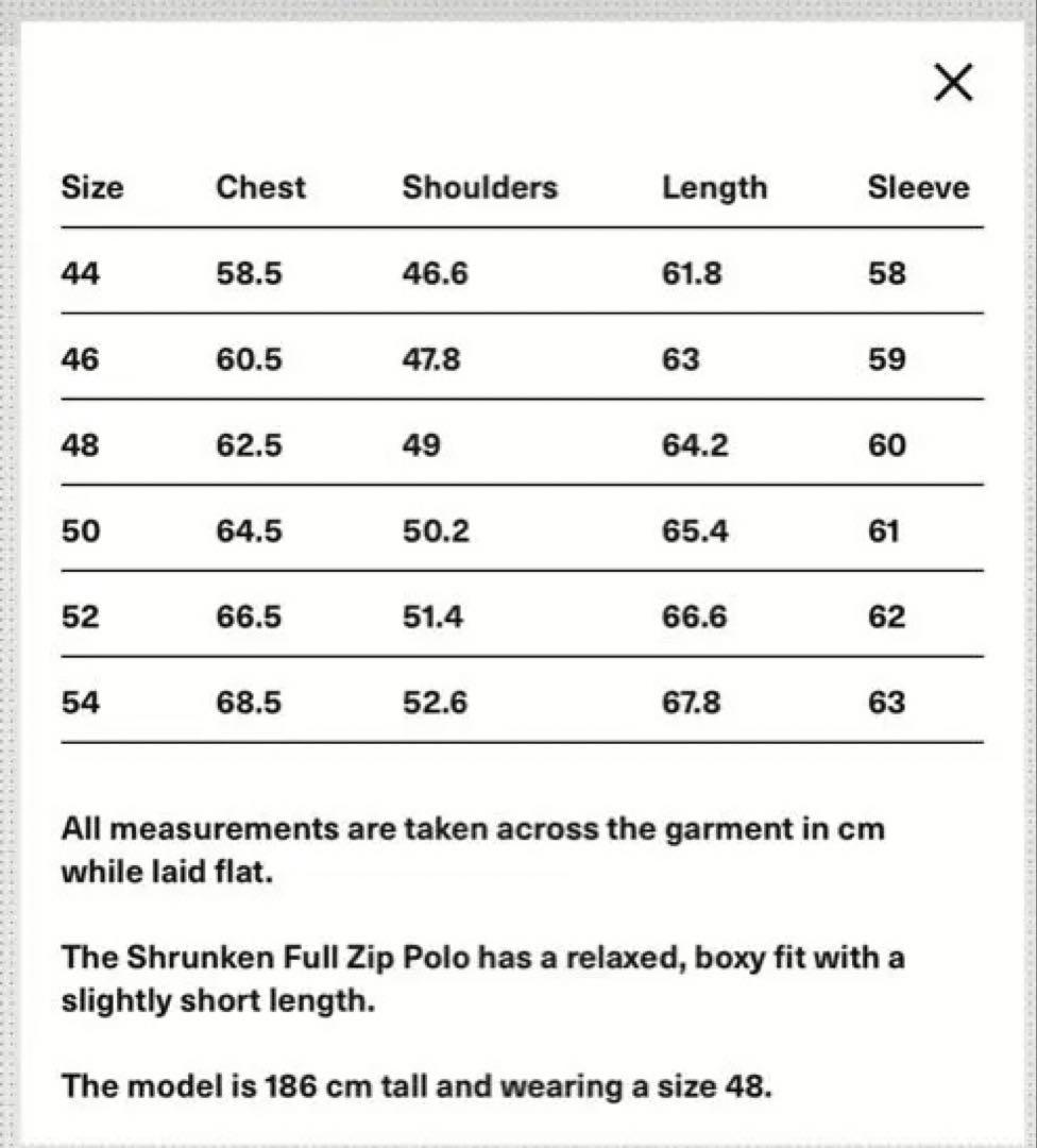 ジャケット・アウター OUR LEGACY/ SHRUNKEN FULLZIP POLO