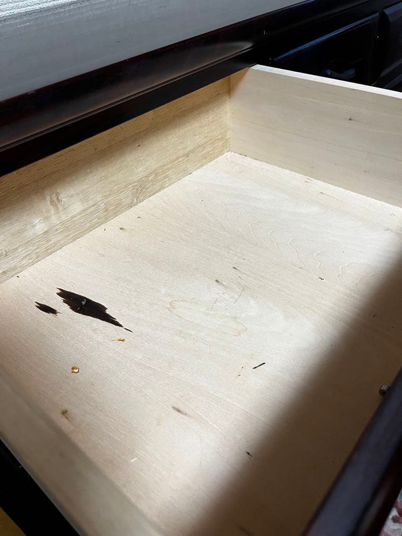 民藝家具　天然木　カバ無垢材　サイドボード　北の匠　MUKU工房　山室家具製作所