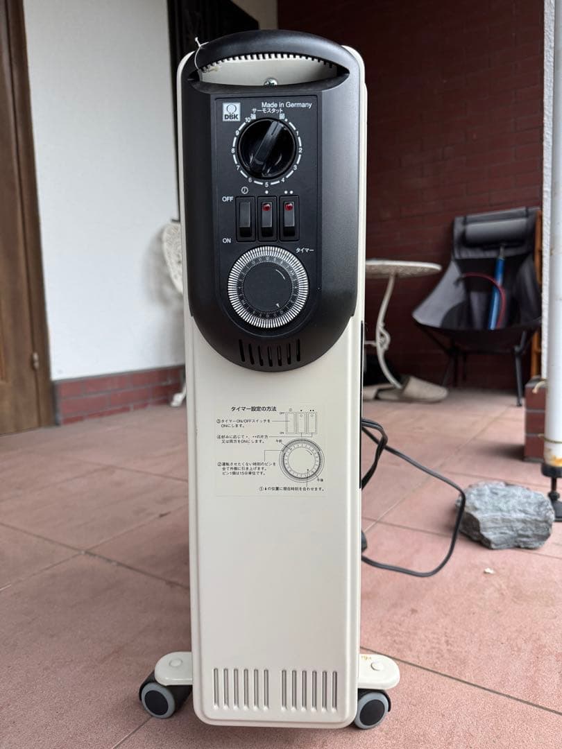DBK オイルヒーター Made in Germany　問題なく使えます！