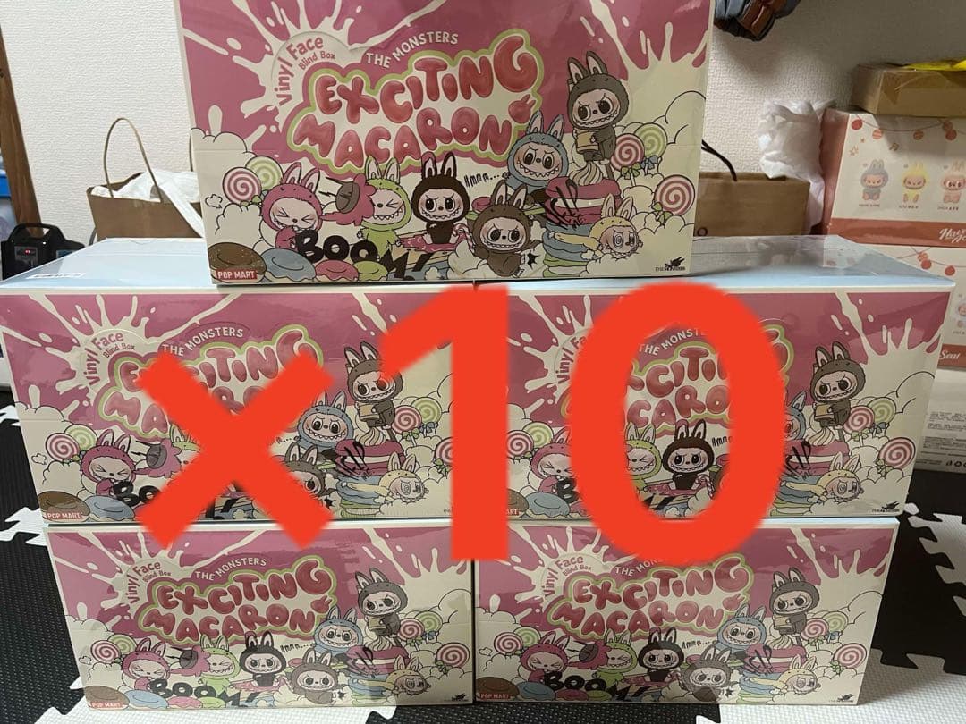 POPMART LABUBU THE MONSTERS マカロンぬいぐるみ