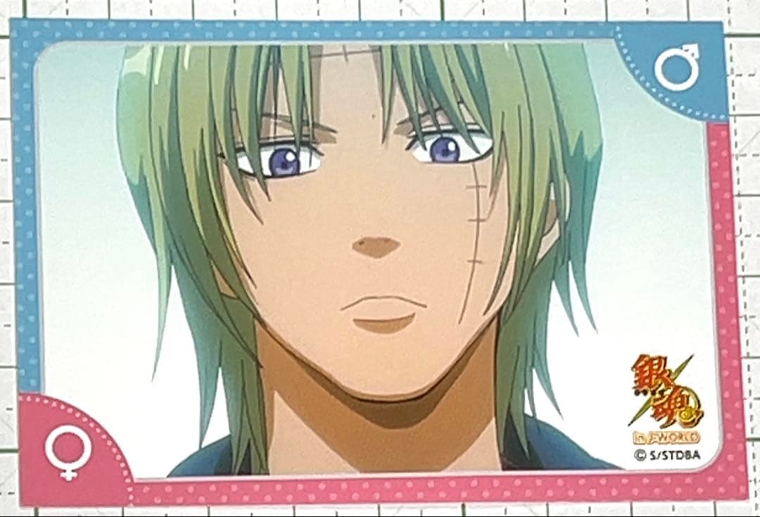 銀魂　性転換篇 J-WORLD 恋の銀魂神社　月雄月詠　缶バッジ　特典ステッカー