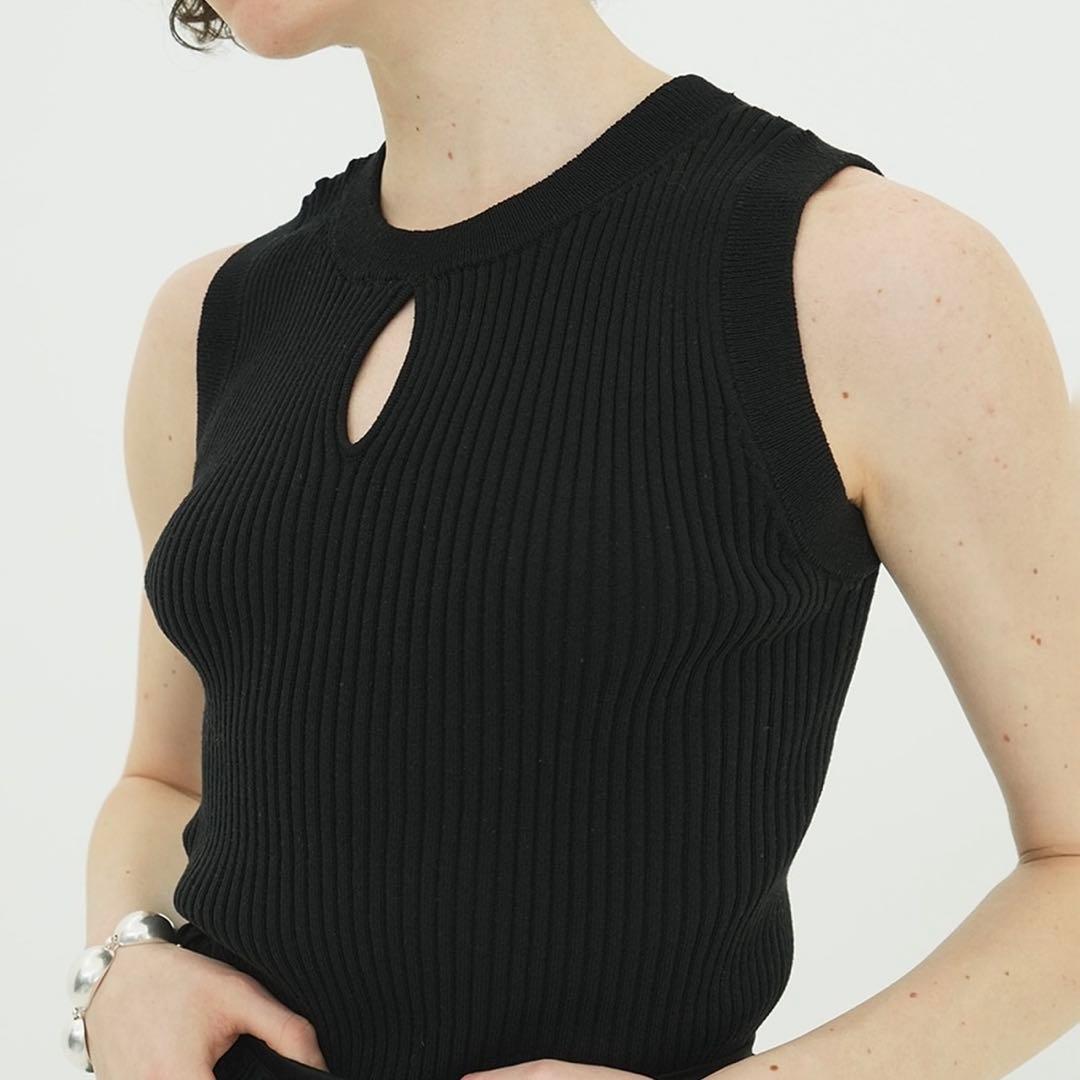 【Riiさま】W FACE HOLE KNIT TOPS / CLANE