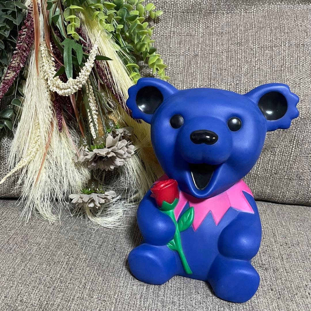 グレイトフルデッド デッドベア貯金箱 ソフビフィギュアGreatful Dead