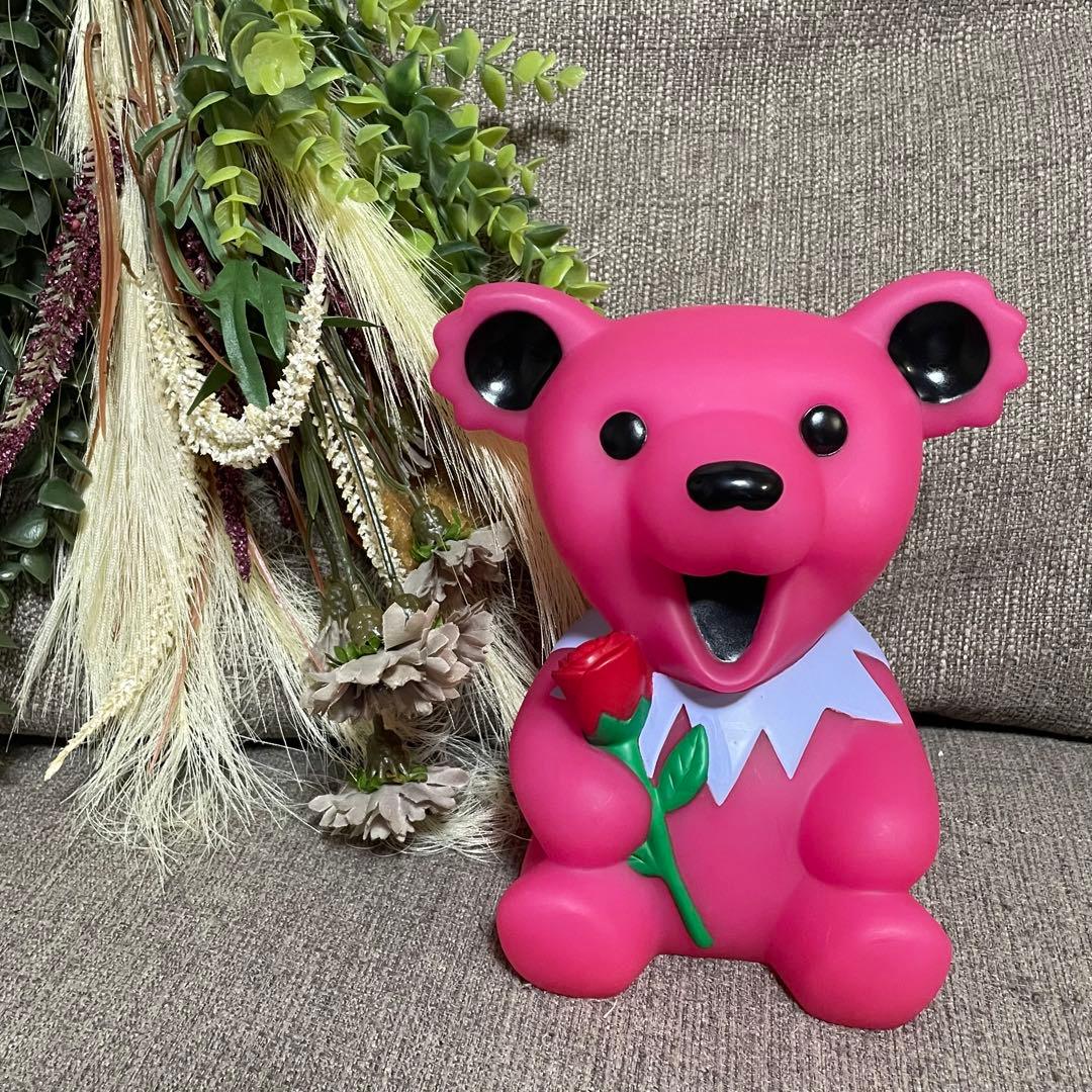 グレイトフルデッド デッドベア貯金箱 ソフビフィギュアGreatful Dead