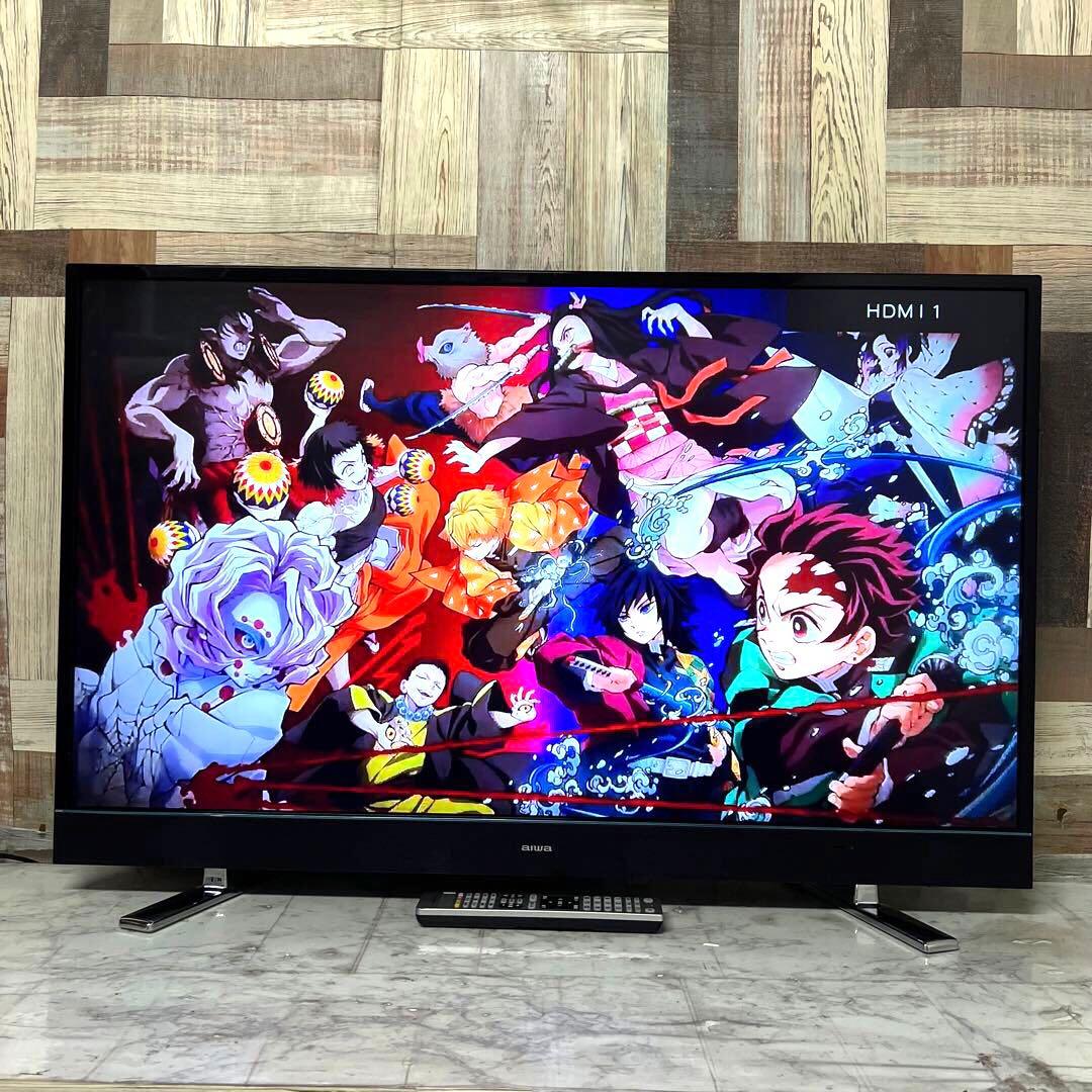 即日受渡割❣️全国送料込アイワ液晶テレビ43型 /4K対応Wチューナーで裏番組対応