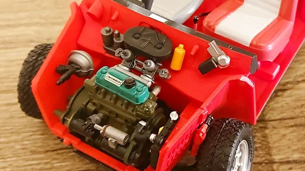 タミヤ モーリス ミニクーパー モンテカルロ ラリー プラモデル 完成品