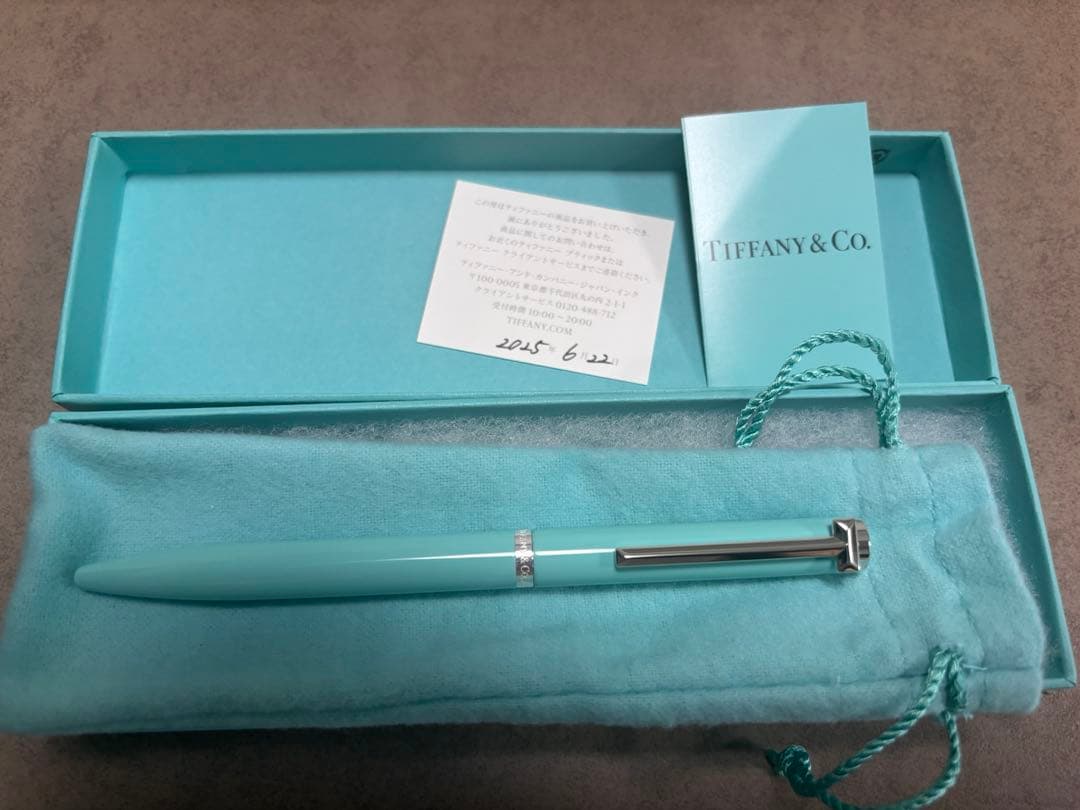 ティファニーボールペン　ティファニーT