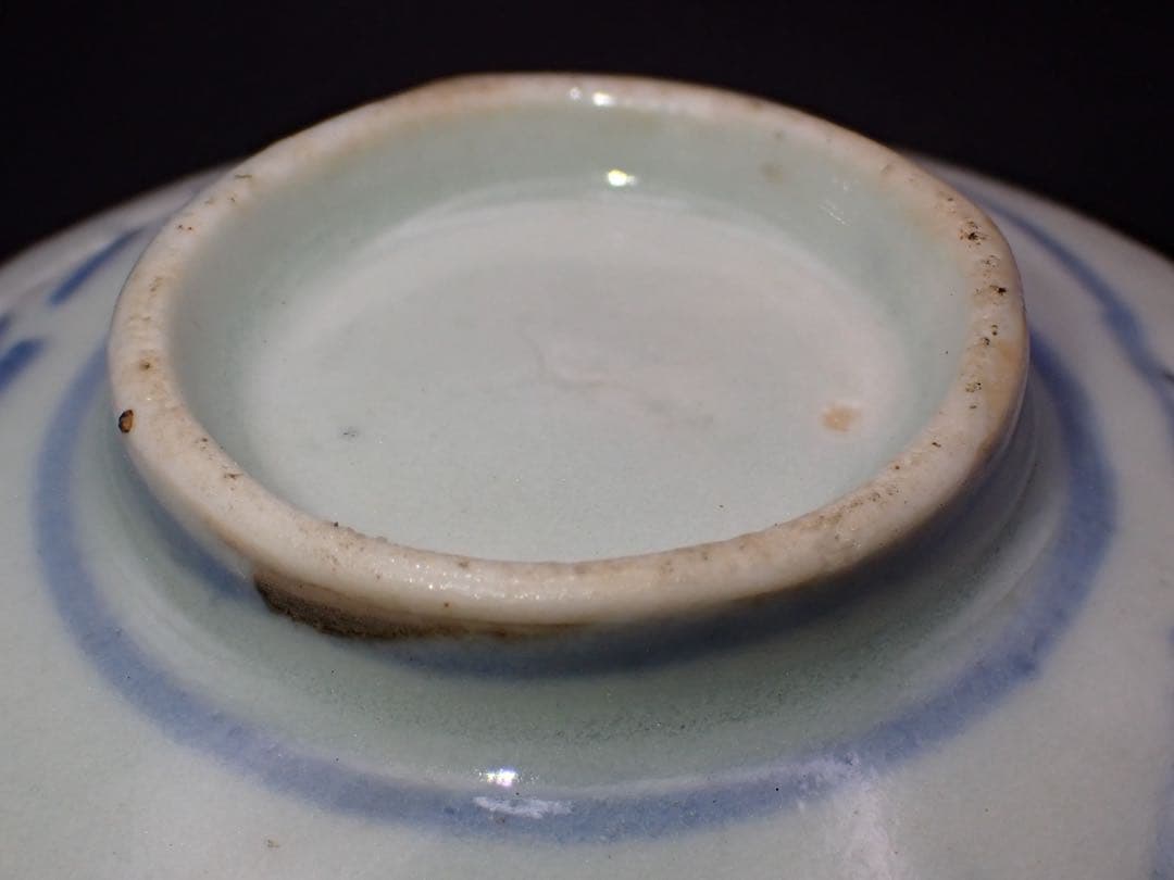 青４　完品　古伊万里　撫子の図　江戸中期