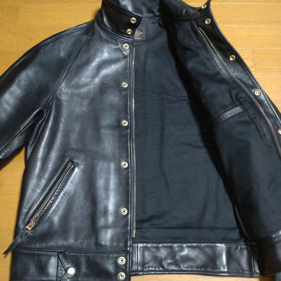 トムフォースピード　レザー　ブラックシャドウ　42