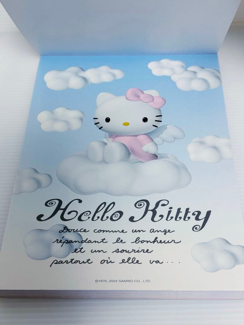 シール　24柄　大判メモ　エンジェル　ハローキティ　メモ帳　平成レトロ　サンリオ