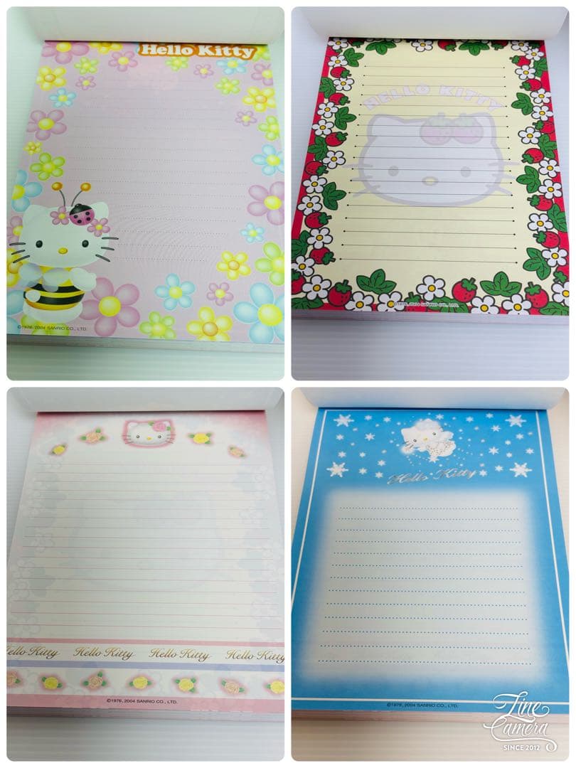 シール　24柄　大判メモ　エンジェル　ハローキティ　メモ帳　平成レトロ　サンリオ