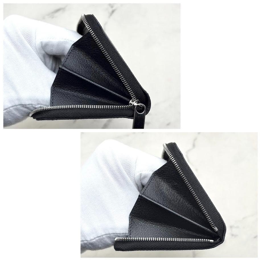 【超極美品・箱袋付属】ルイヴィトン　エピ　ジッピーパース 　ブラック