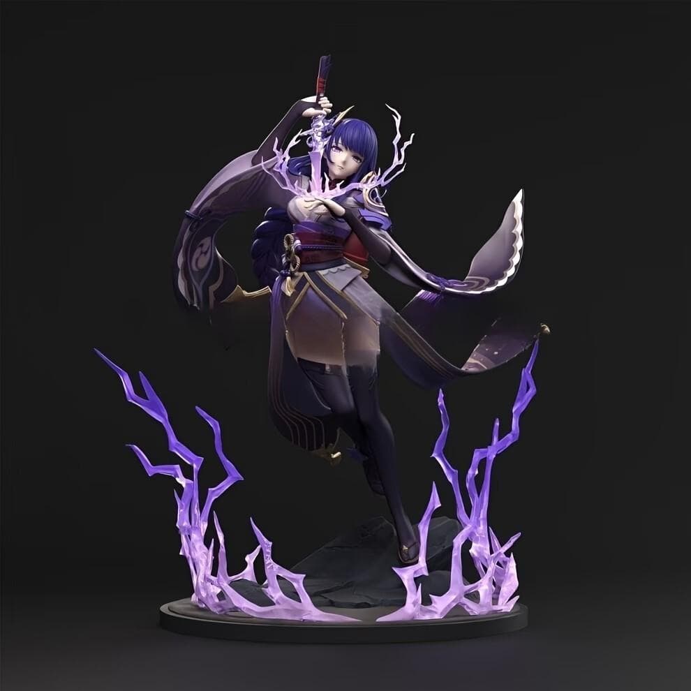 ソーシャルgame原神キャラクター雷電将軍バアルゼブル1/7スケール完成品