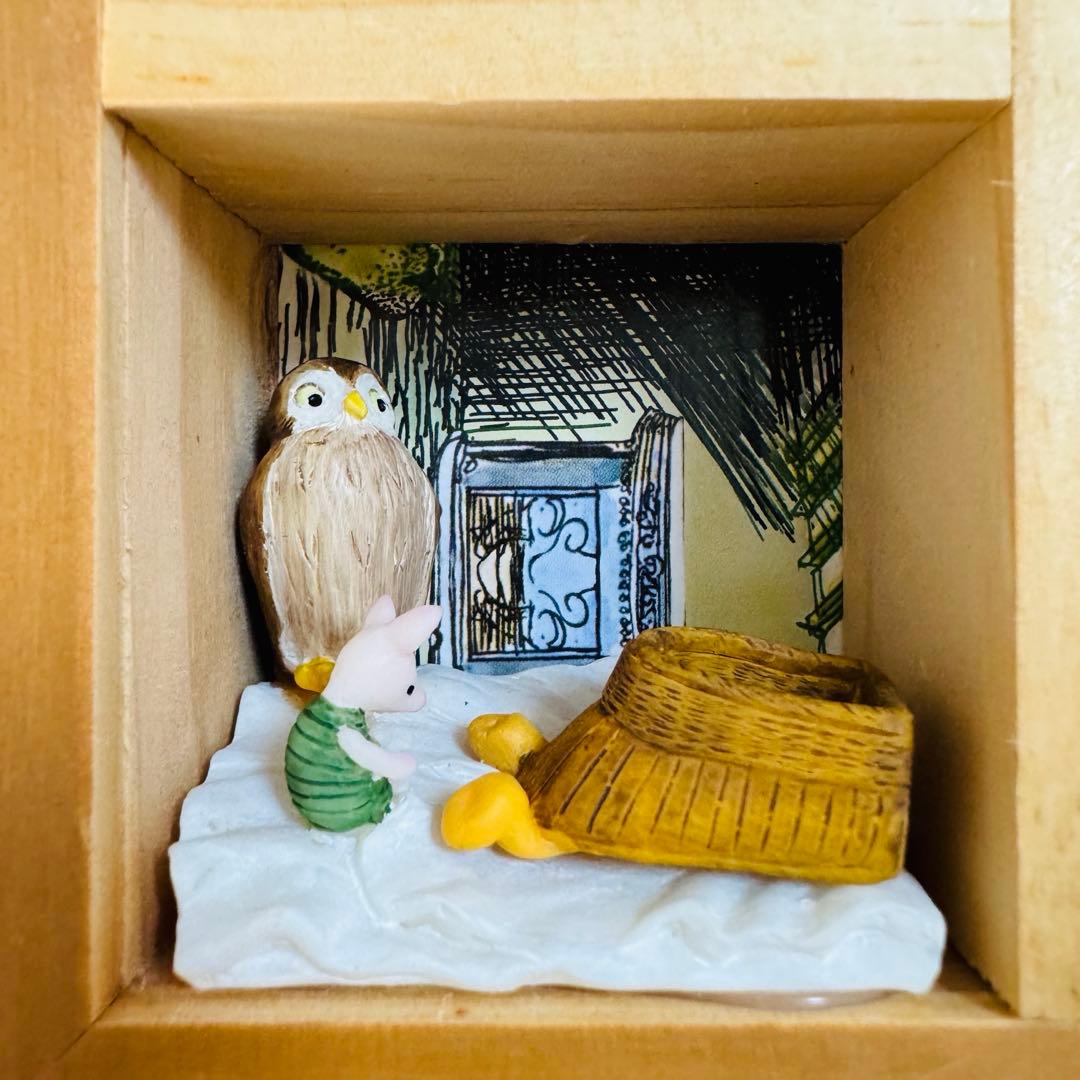 プーさん　ジオラマ 壁掛け フィギュア クラシックプー ピグレット イーヨー