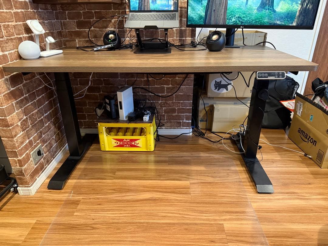 FLEXISPOT（フレキシポスト） 昇降デスク E7 ケーブルホルダー付