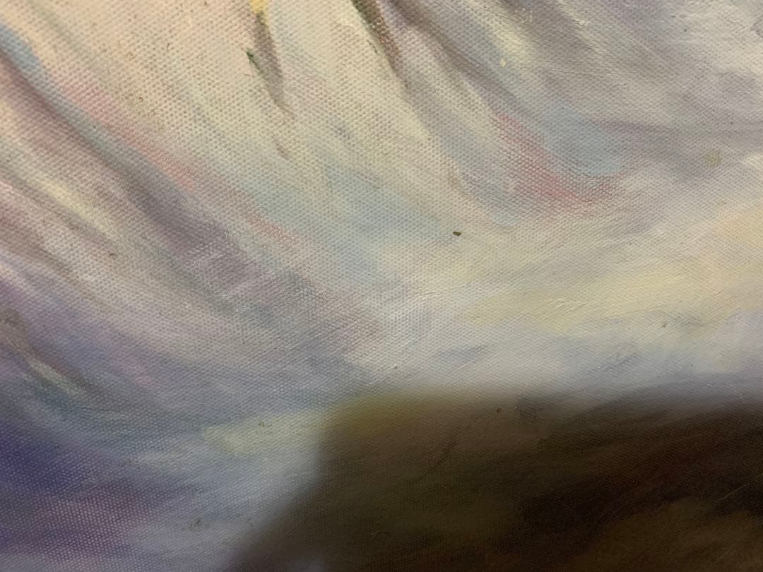 富士山M30号大判90✖️60白富士神々しく荘厳な迫力金運勝負師L.hisert