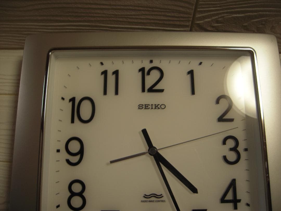 中古　セイコーSEIKO　PT201S　電波時計　掛時計