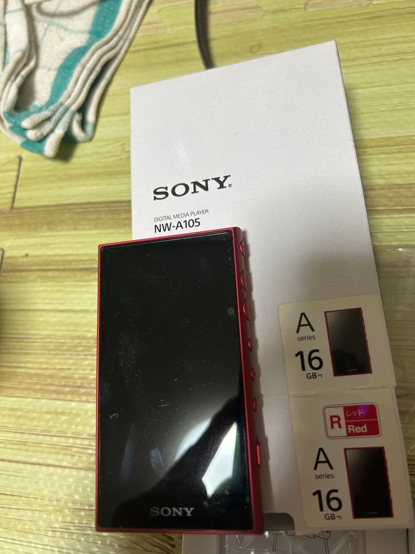 nw-A105 リカバリー済み　付属品イヤホン　保証書無し