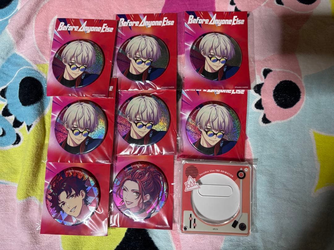 パラライ　BAE缶バッジセット