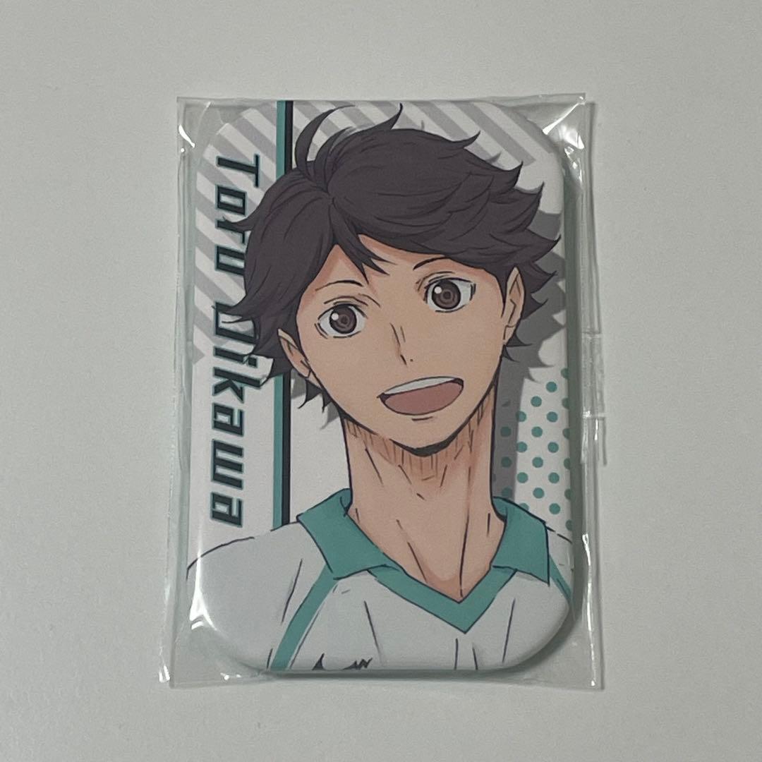 ハイキュー 及川徹 まるかく缶バッジ