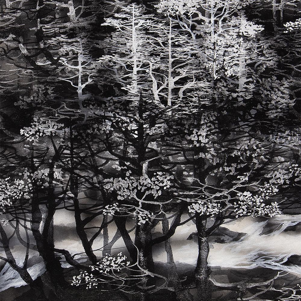 掛軸 横幅 吉村醇三郎「渓」共箱 伊東深水・奥田元宋に師事