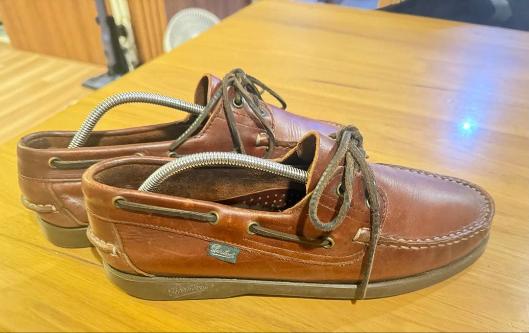 パラブーツ paraboots モカシン