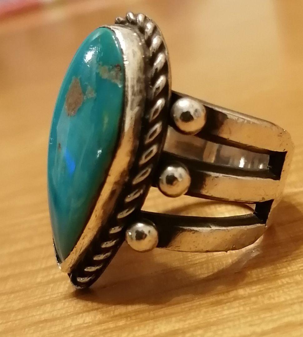 Herman Smith ハーマンスミス キングマンターコイズ リング！ナバホ