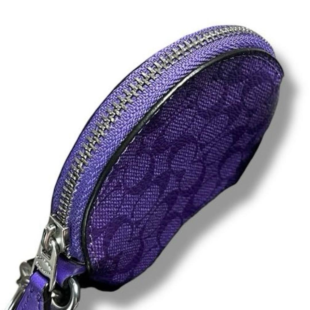 美品 コーチ COACH キーホルダー ケース 財布 シグネチャー ポーチ