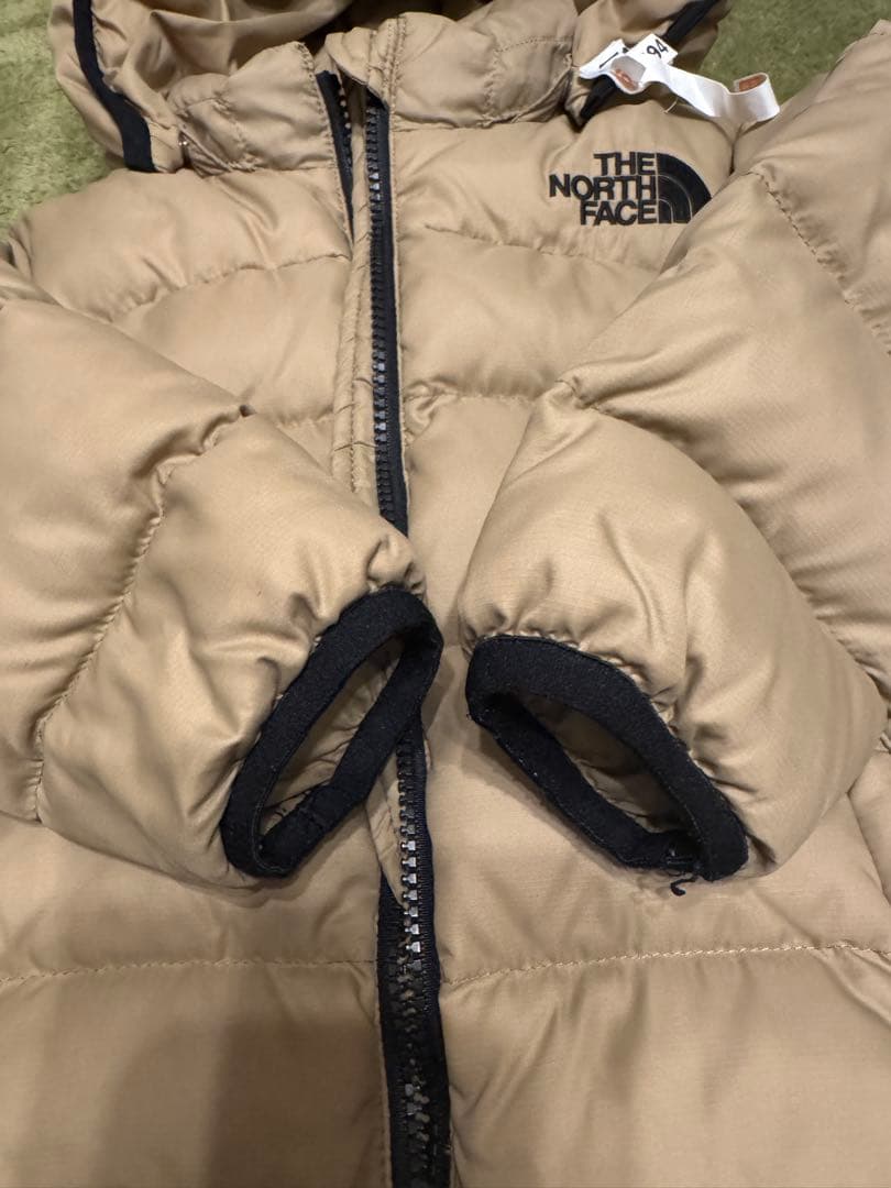 THE NORTH FACE フード付きダウンジャケット ベージュ