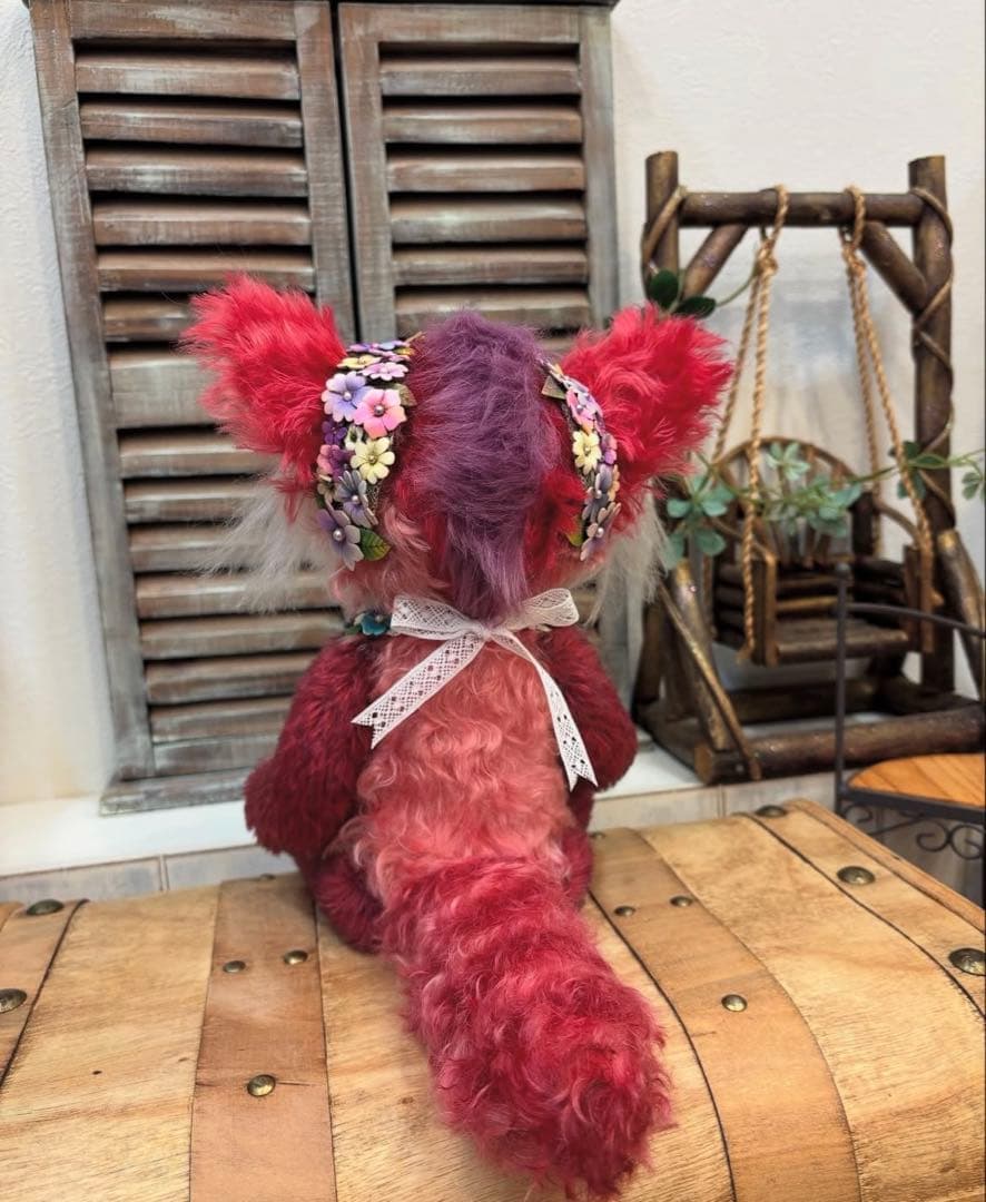 国内作家様作　ハンドメイド　テディベア　ぬいぐるみ　レッサーパンダ　アートドール