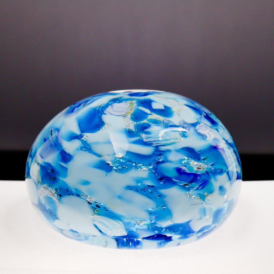 Murano Glass ミルフィオリ ペーパーウエイト 硝子細工