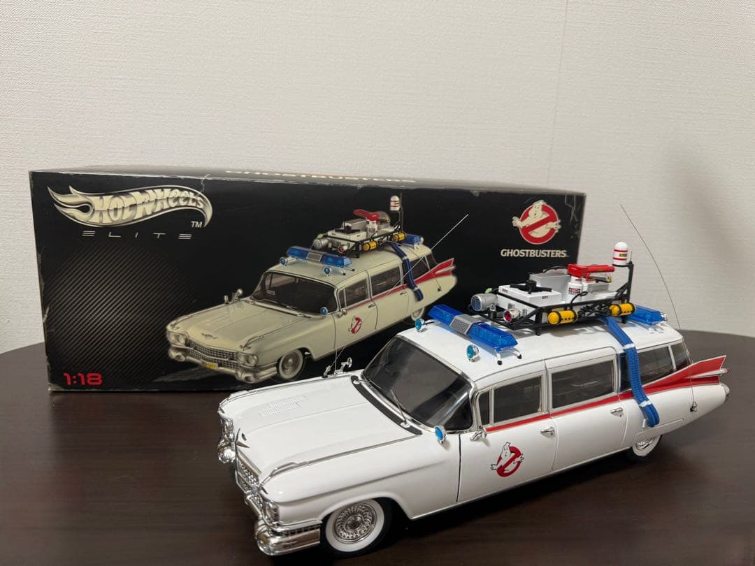 ゴーストバスターズECTO-1　マテル　ホットホィール　エリート　1/18 中古