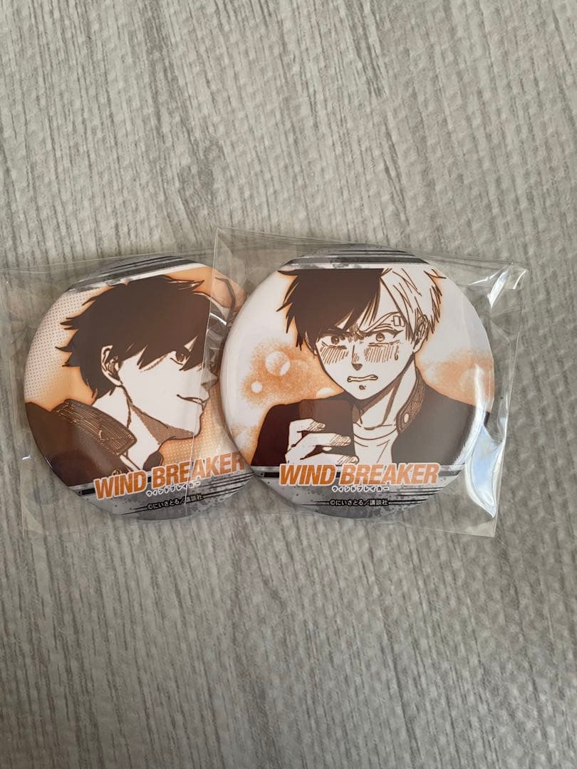 桜遥 ウィンドブレーカー 缶バッジ