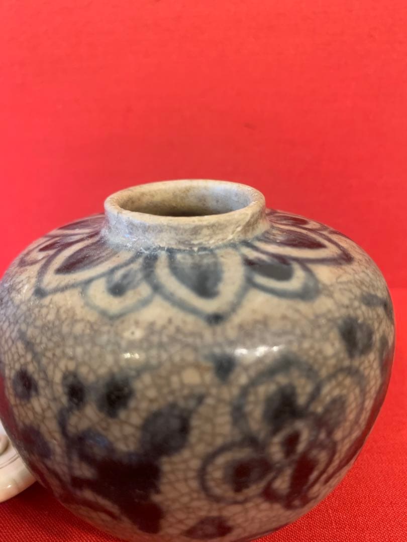 朝鮮　ベトナム　茶入　牙蓋　1客