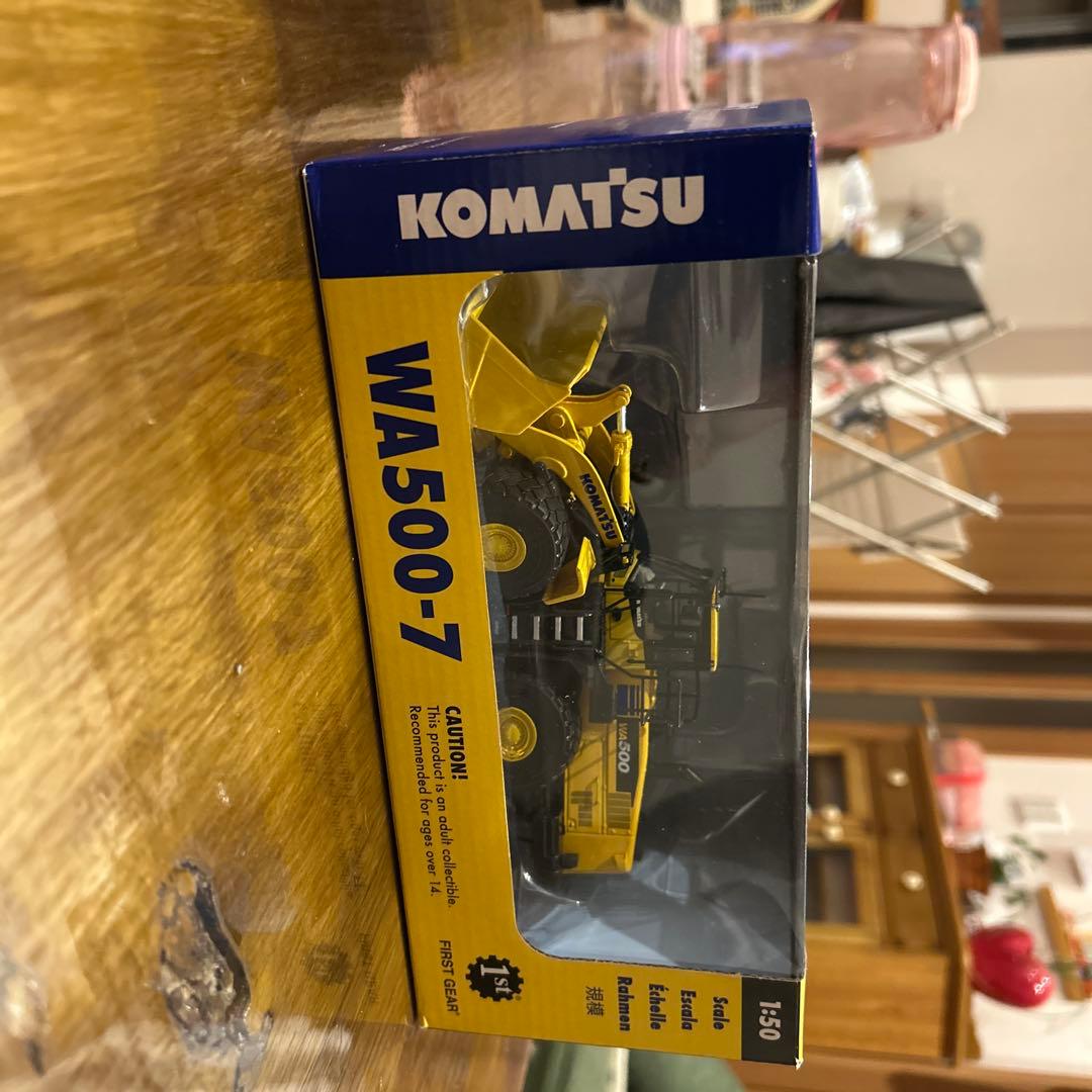 新品ミニチュア　コマツWA500-7 建設機械　完成品　タイヤショベル