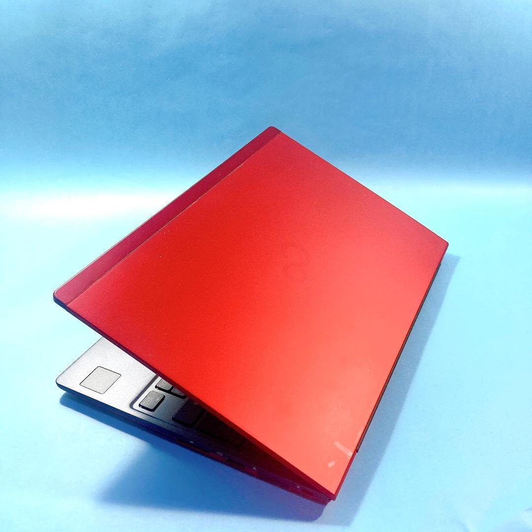 w59✨赤/ 薄型軽量/高速SSD /8GB /オフィス付✨すぐ使えるノートPC