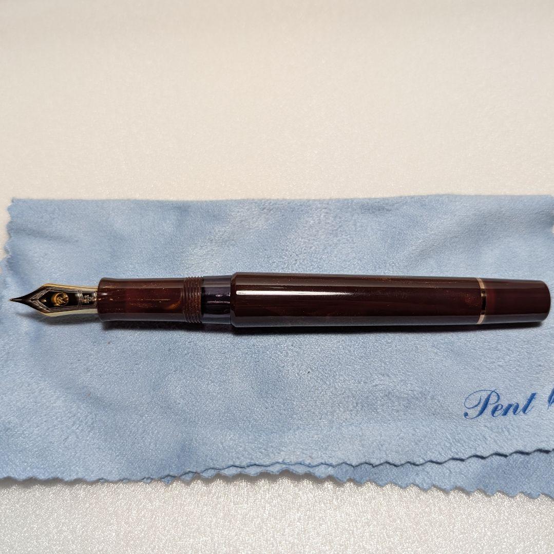 mu-様 伊東屋 ROMEO No.3 万年筆 深紫 Mニブ インクセット