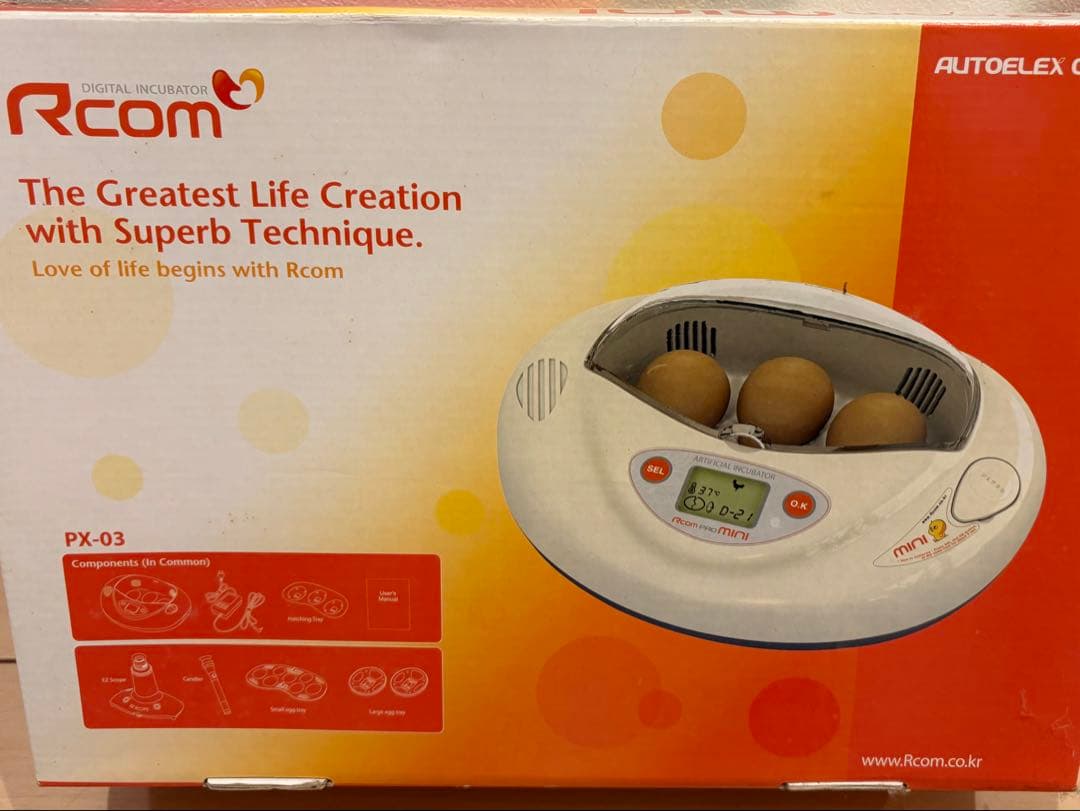 リトルママ　Rcom pro mini 孵卵器