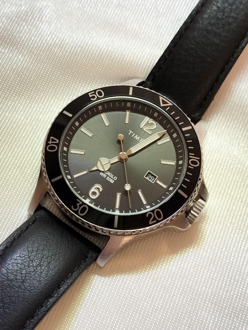 TIMEX カレイドスコープ純正レザーベルト 稼働品【ムラスポ公式】